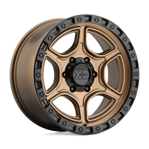 XD Wheels XD139 Portal 17x8.5 Satin Bronze w/Satin Black Lip wheel