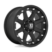 XD Wheels XD798 Addict 17x9 Matte Black -12mm ET 106.1mm CB 6x139.7 wheel