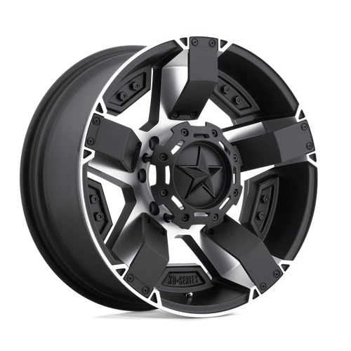 XD Wheels XD811 Rockstar II 22x9.5 Matte Black Machined w/Accents wheel