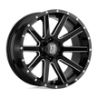XD Wheels XD818 Heist 17x9 Satin Black Milled wheel