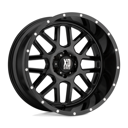 XD Wheels XD820 Grenade 20x10 Gloss Black -24mm ET 78.1mm CB 5x127 wheel