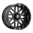 XD Wheels XD820 Grenade 20x10 Satin Black -24mm ET 106.1mm CB 6x139.7 wheel