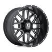 XD Wheels XD820 Grenade 20x9 Satin Black Milled wheel