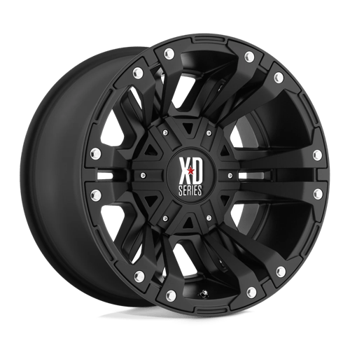 XD Wheels XD822 Monster II 18x9 Matte Black wheel