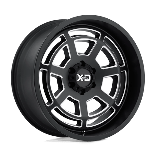 XD Wheels XD824 Bones 20x9 Semi Gloss Black Milled wheel