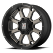 XD Wheels XD825 Buck 25 20x12 Matte Black w/Dark Tint -44mm ET 78.1mm CB 5x127/5x139.7 wheel