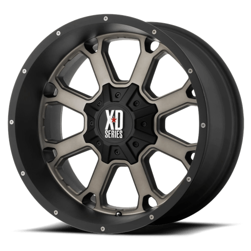 XD Wheels XD825 Buck 25 20x12 Matte Black w/Dark Tint -44mm ET 78.1mm CB 5x127/5x139.7 wheel