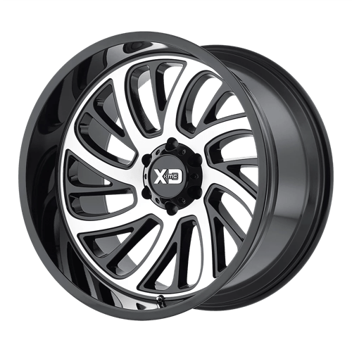 XD Wheels XD826 Surge 20x10 Gloss Black w/Machined Face -24mm ET 106.25mm CB 6x139.7 wheel