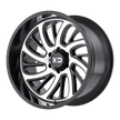 XD Wheels XD826 Surge 20x10 Gloss Black w/Machined Face -24mm ET 106.25mm CB 6x139.7 wheel