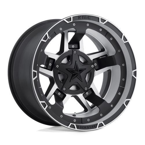 XD Wheels XD827 Rockstar III 17x8 Matte Black Machined wheel