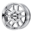XD Wheels XD828 Delta 22x10 Chrome -18mm ET 106.1mm CB 6x139.7 wheel