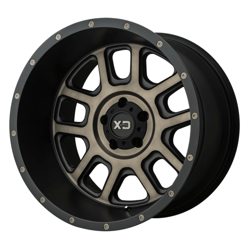 XD Wheels XD828 Delta 20x9 Matte Black w/Dark Tint Clear -12mm ET 72.56mm CB 5x127 wheel