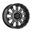 XD Wheels XD829 Hoss II 20x9 Satin Black Machined w/Gray Tint -12mm ET 87.1mm CB 6x135 wheel