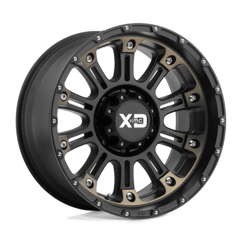 XD Wheels XD829 Hoss II 20x10 Satin Black Machined w/Dark Tint -24mm ET 106.1mm CB 6x139.7 wheel
