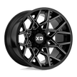 XD Wheels XD831 Chopstix 20x10 Gloss Black Milled -24mm ET 72.56mm CB 5x127 wheel