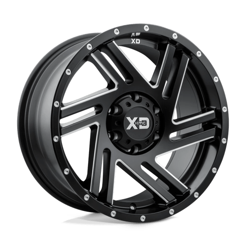 XD Wheels XD835 Swipe 18x9 Satin Black Milled wheel