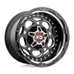 XD Wheels XD837 Demodog 20x12 Gloss Black Milled -44mm ET 106.1mm CB 6x135/6x139.7 wheel
