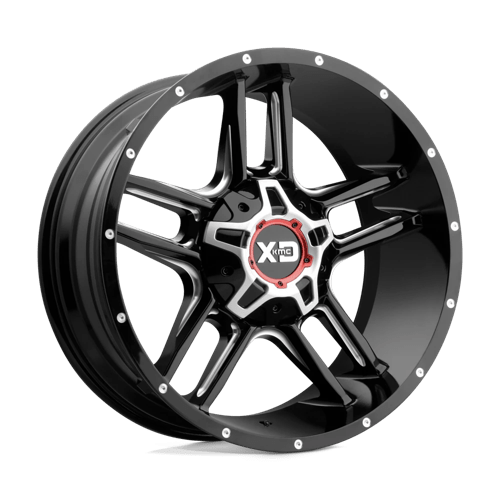 XD Wheels XD839 Clamp 20x9 Gloss Black Milled wheel