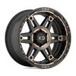 XD Wheels XD840 Spy II 20x10 Satin Black w/Dark Tint -18mm ET 106.1mm CB 6x139.7 wheel
