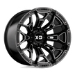XD Wheels XD841 Boneyard 20x10 Gloss Black Milled -36mm ET 125.1mm CB 8x165.1 wheel
