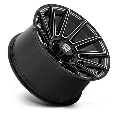 XD Wheels XD867 Specter 20x10 Gloss Black Milled -18mm ET 106.1mm CB 6x139.7 wheel