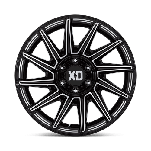 XD Wheels XD867 Specter 20x10 Gloss Black Milled -18mm ET 71.5mm CB 5x127 wheel