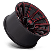 XD Wheels XD867 Specter 20x10 Gloss Black w/Red Tint -18mm ET 106.1mm CB 6x139.7 wheel