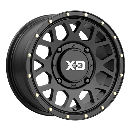 XD Wheels XS135 Grenade 15x6 Satin Black wheel