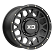 XD Wheels XS135 Grenade 15x6 Satin Black wheel