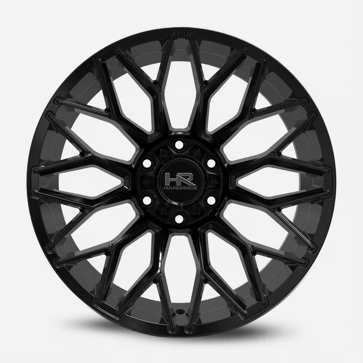 Hardrock Offroad Xcentric Xposed 22x12 Gloss Black Milled -51mm ET 87.1mm CB 6x135 wheel