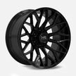 Hardrock Offroad Xcentric Xposed 20x10 Gloss Black Milled -19mm ET 87.1mm CB 6x135 wheel