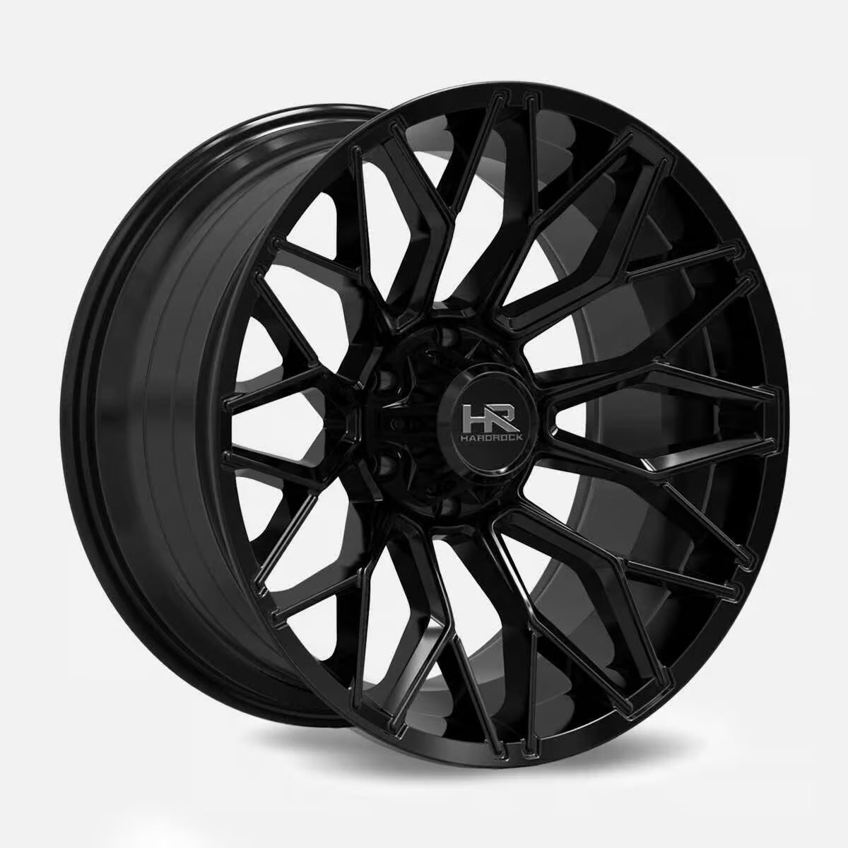 Hardrock Offroad Xcentric Xposed 20x10 Gloss Black Milled -19mm ET 106.1mm CB 6x139.7 wheel