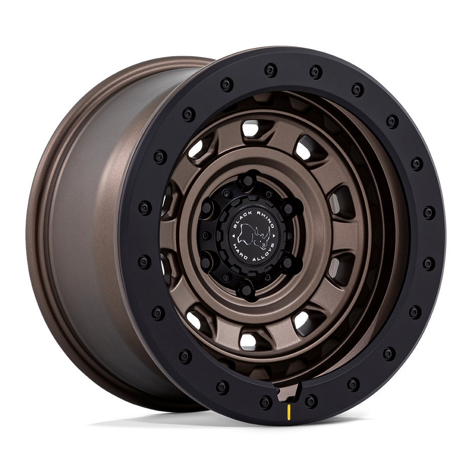 Black Rhino Hard Alloys BR023 Xplorer 16x5.5 Burnt Bronze w/Matte Black Lip -13mm ET 108mm CB 5x139.7