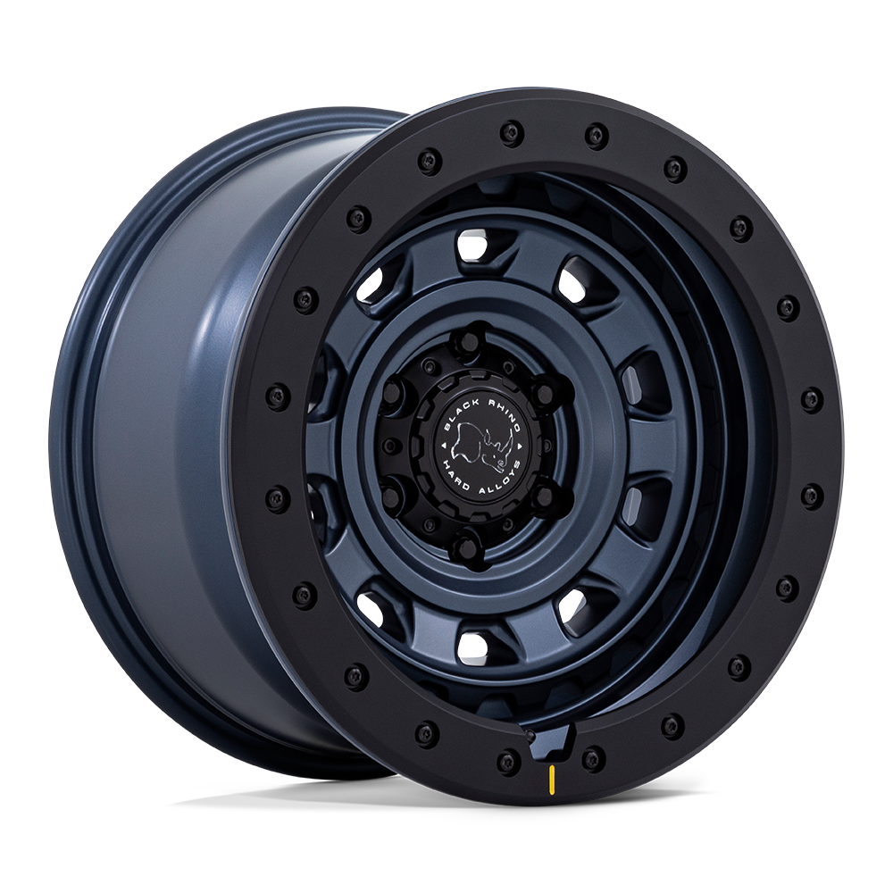 Black Rhino Hard Alloys BR023 Xplorer 16x5.5 Metallic Blue w/Matte Black Lip -13mm ET 108mm CB 5x139.7