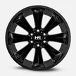Hardrock Offroad Xplosive Xposed 22x12 Gloss Black Milled -51mm ET 78.1mm CB 5x127 wheel