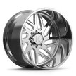 KG1 Forged KF009 Yaz-N-Right Wheel 26x14 Polished -76mm ET 122.1mm CB 8x165.1