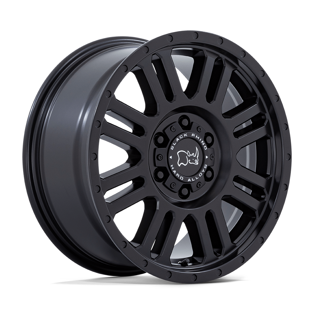 Black Rhino Hard Alloys Yellowstone 17x8 Matte Black 45mm ET 78.1mm CB 5x130