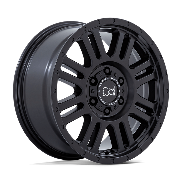 Black Rhino Hard Alloys Yellowstone 18x8 Matte Black 48mm ET 78.1mm CB 5x130