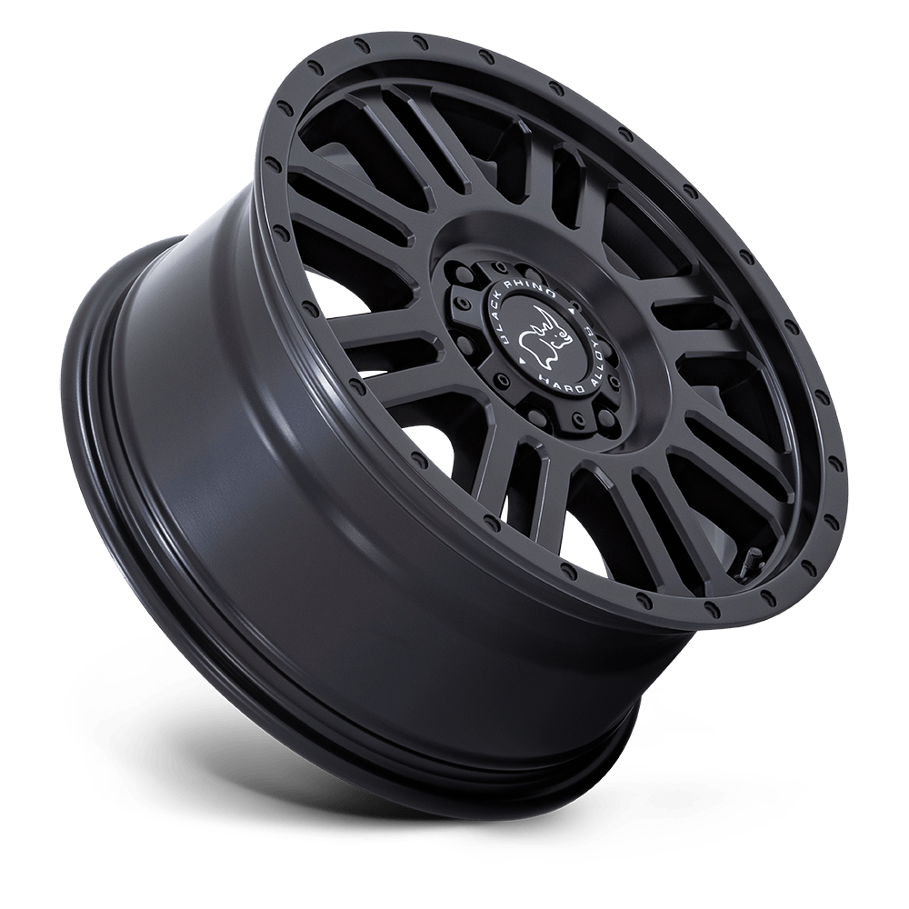 Black Rhino Hard Alloys Yellowstone 17x8 Matte Black 45mm ET 78.1mm CB 5x130