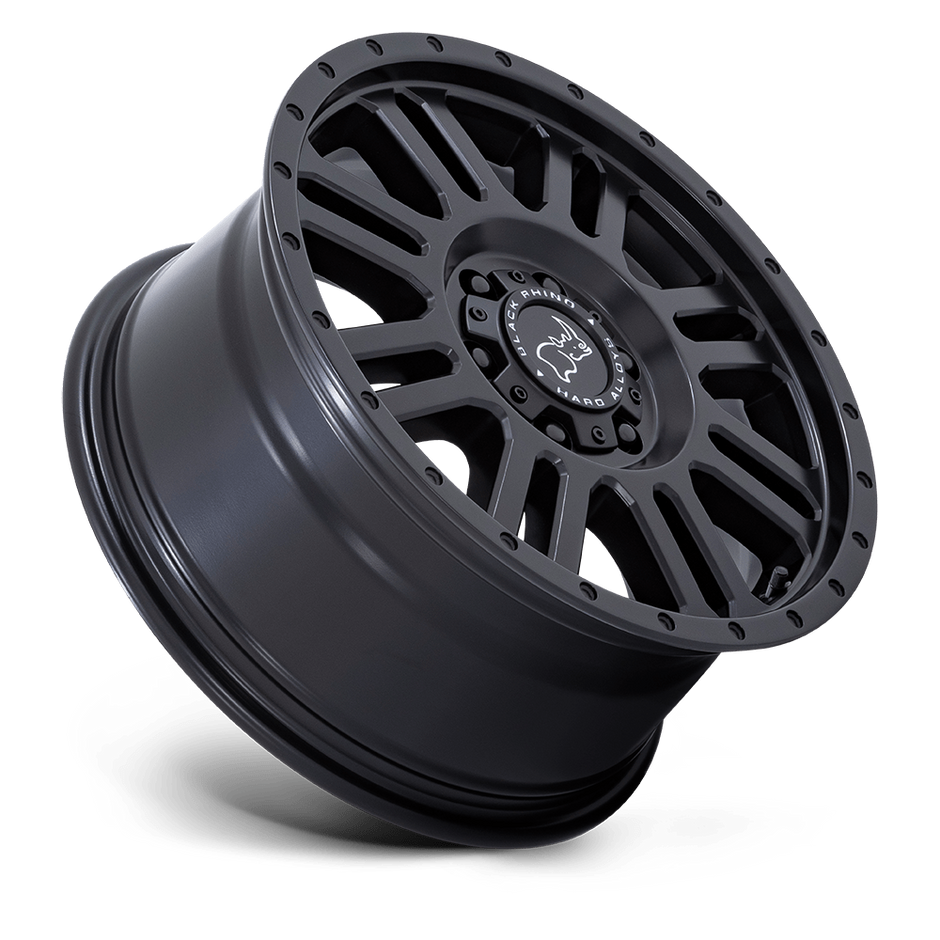 Black Rhino Hard Alloys Yellowstone 17x8 Matte Black 45mm ET 78.1mm CB 5x130