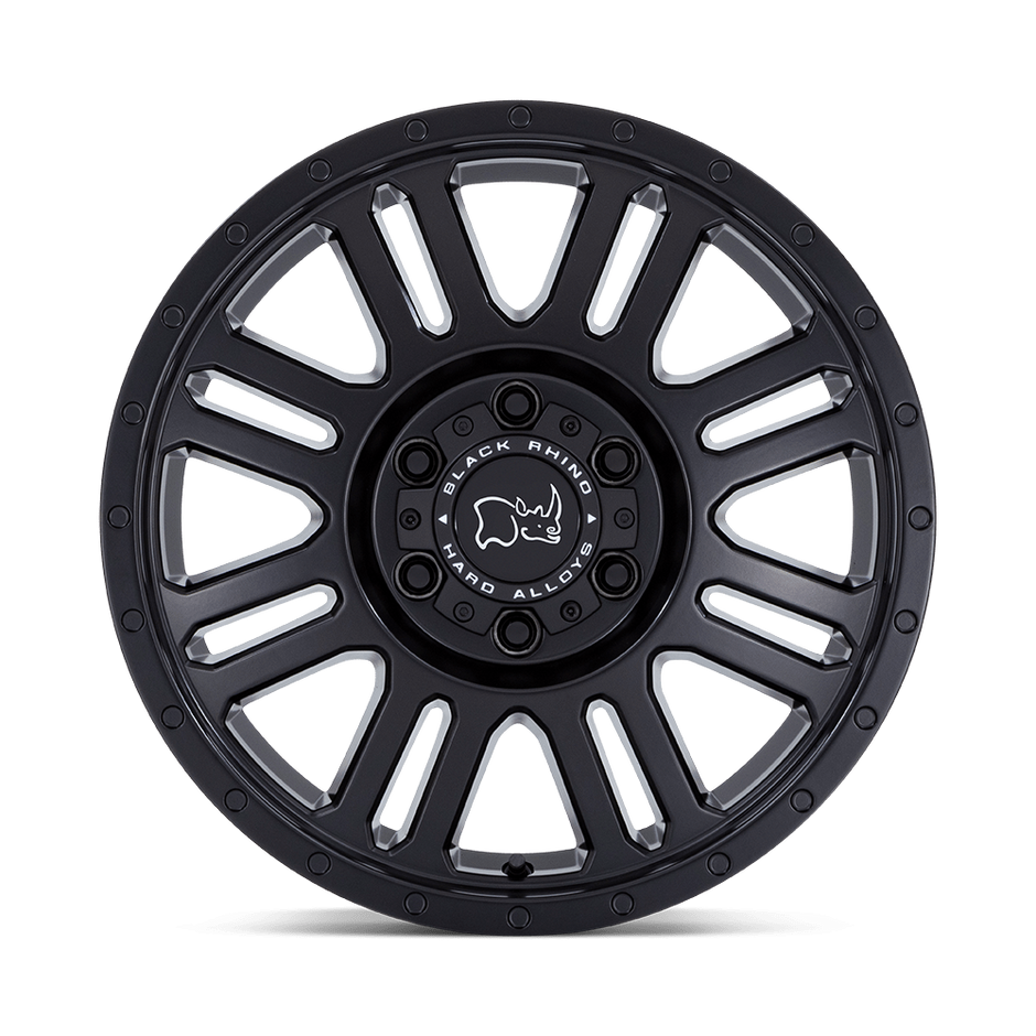 Black Rhino Hard Alloys Yellowstone 17x8 Matte Black 45mm ET 78.1mm CB 5x130