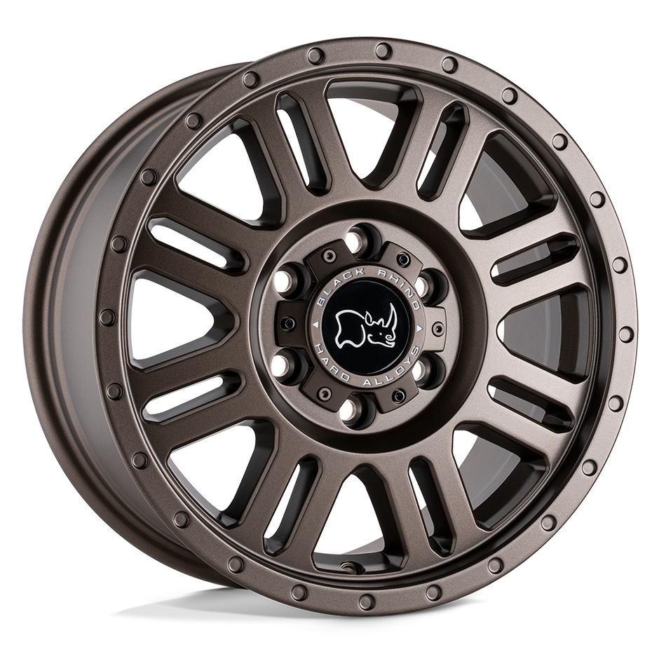 Black Rhino Hard Alloys Yellowstone 17x8 Matte Bronze 45mm ET 78.1mm CB 5x130