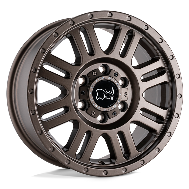 Black Rhino Hard Alloys Yellowstone 17x8 Matte Bronze 45mm ET 78.1mm CB 5x130