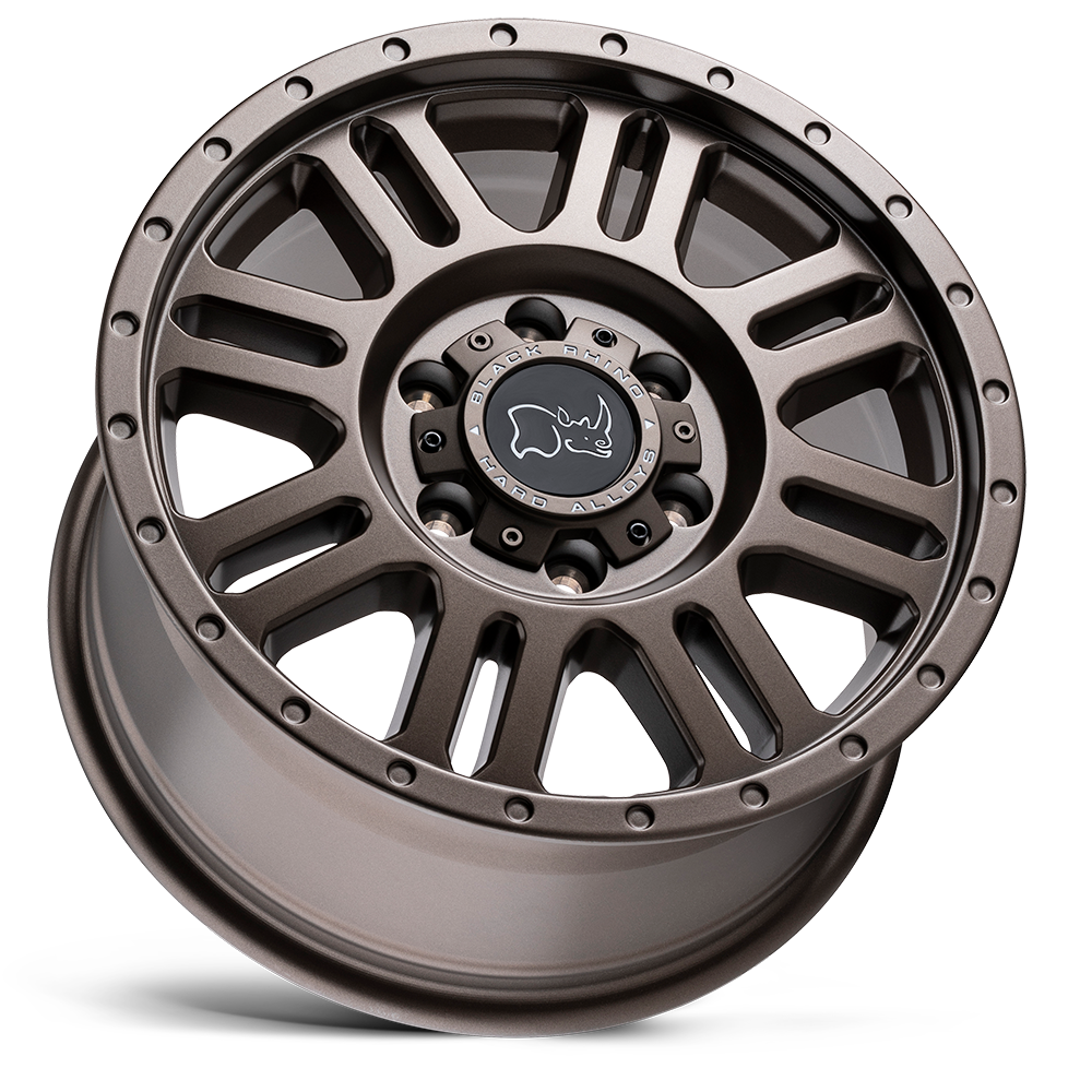 Black Rhino Hard Alloys Yellowstone 17x8 Matte Bronze 45mm ET 78.1mm CB 5x130