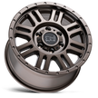 Black Rhino Hard Alloys Yellowstone 17x8 Matte Bronze 45mm ET 78.1mm CB 5x130