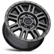 Black Rhino Hard Alloys Yellowstone 16x8 Matte Gunmetal 45mm ET 78.1mm CB 5x130