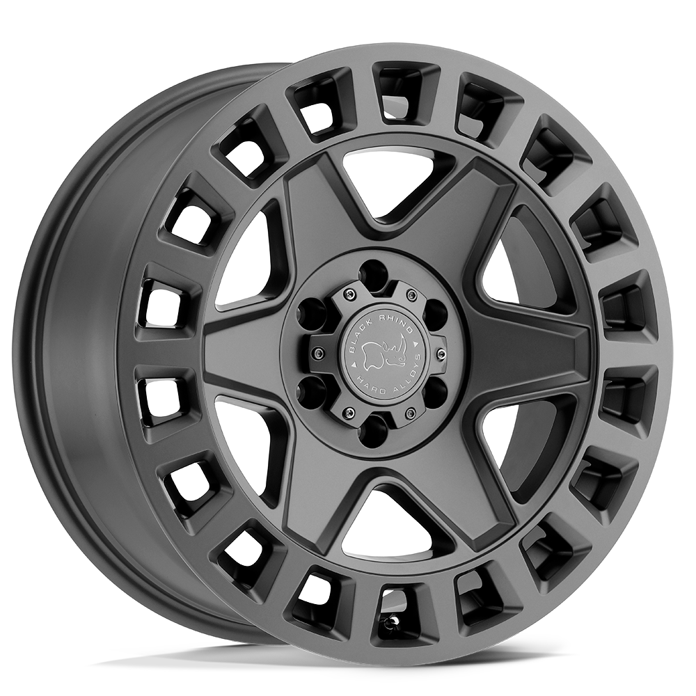 Black Rhino Hard Alloys York 17x8 Matte Gunmetal 30mm ET 71.5mm CB 5x127