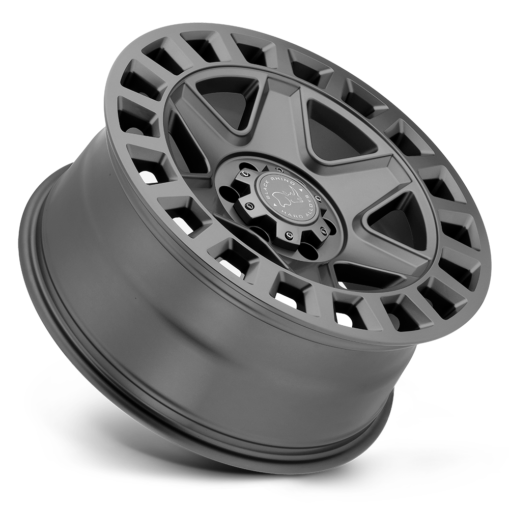 Black Rhino Hard Alloys York 17x8 Matte Gunmetal 30mm ET 71.5mm CB 5x127