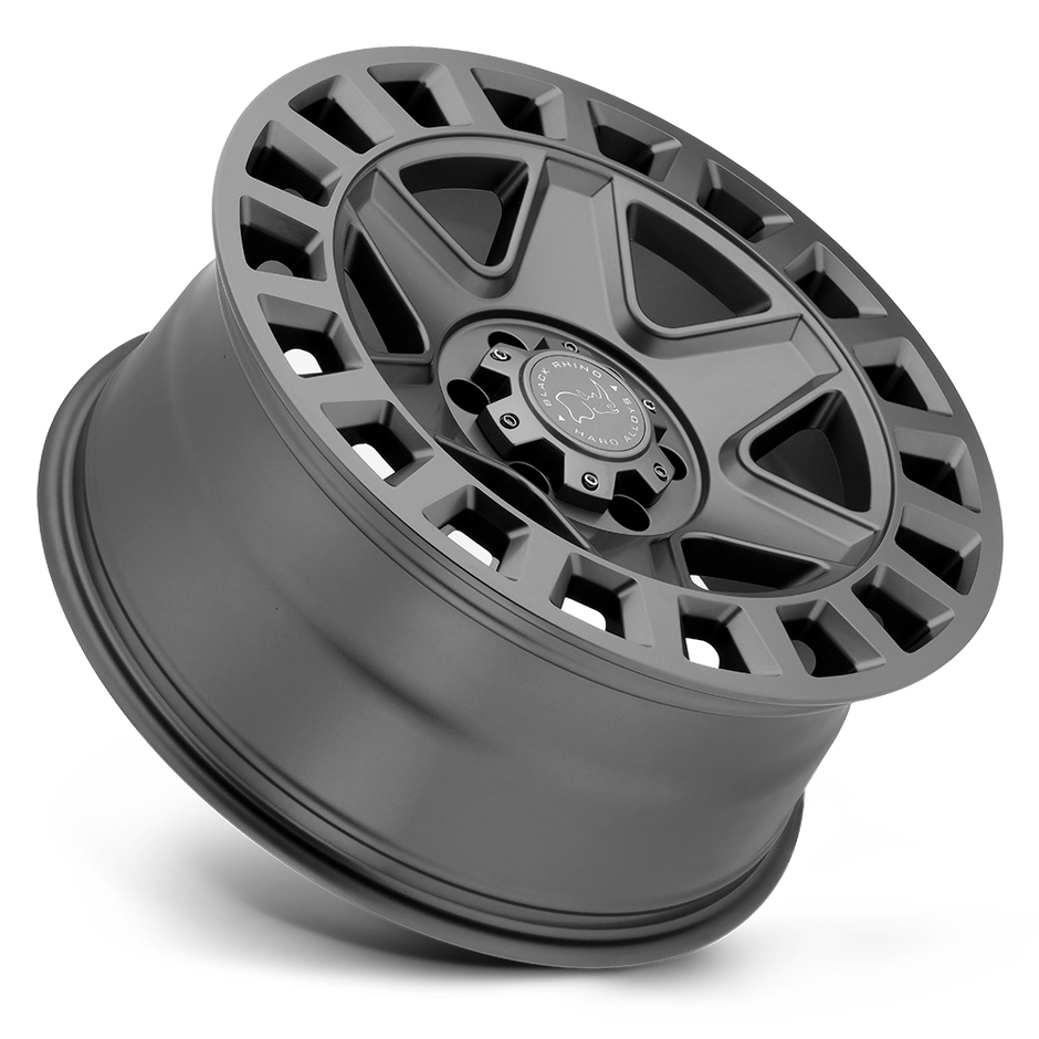 Black Rhino Hard Alloys York 17x8 Matte Gunmetal 30mm ET 71.5mm CB 5x127
