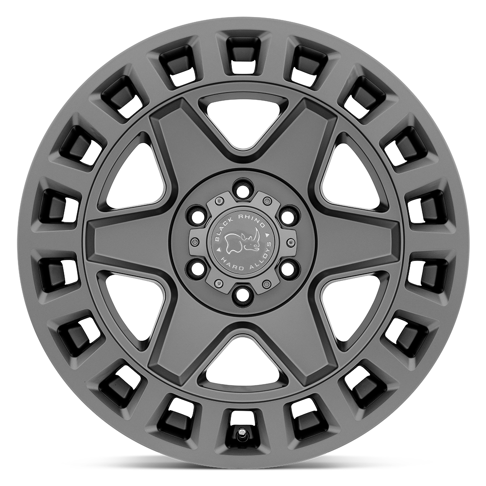 Black Rhino Hard Alloys York 17x8 Matte Gunmetal 30mm ET 71.5mm CB 5x127